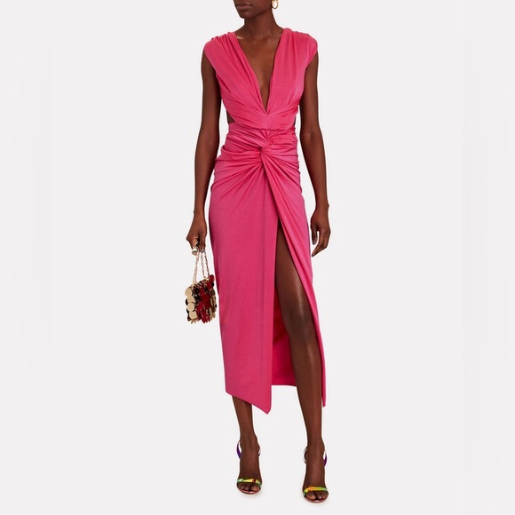 Baobab Pink Mia Open Back Midi Dress Size XS - Picture 5 of 12